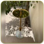 قلیان کرنو تگزاس رنگ طلایی سینی آیس