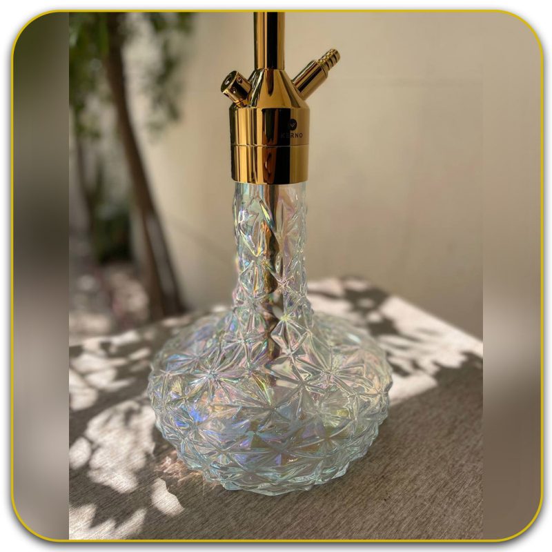 قلیان کرنو تگزاس رنگ طلایی تنگ