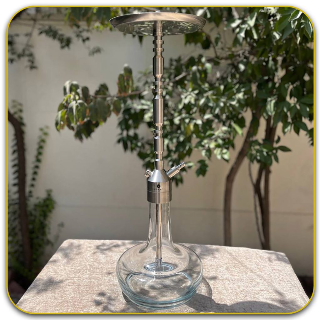 قلیان کرنو بارسلون نقره ای