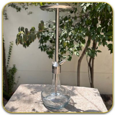 قلیان کرنو تگزاس رنگ نقره ای
