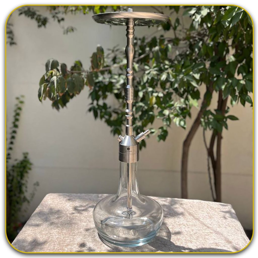 قلیان کرنو مدل مونیخ نقره ای