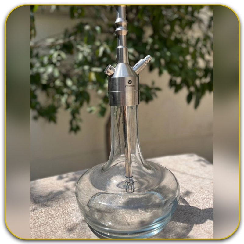 قلیان کرنو مدل مونیخ نقره ای تنگ