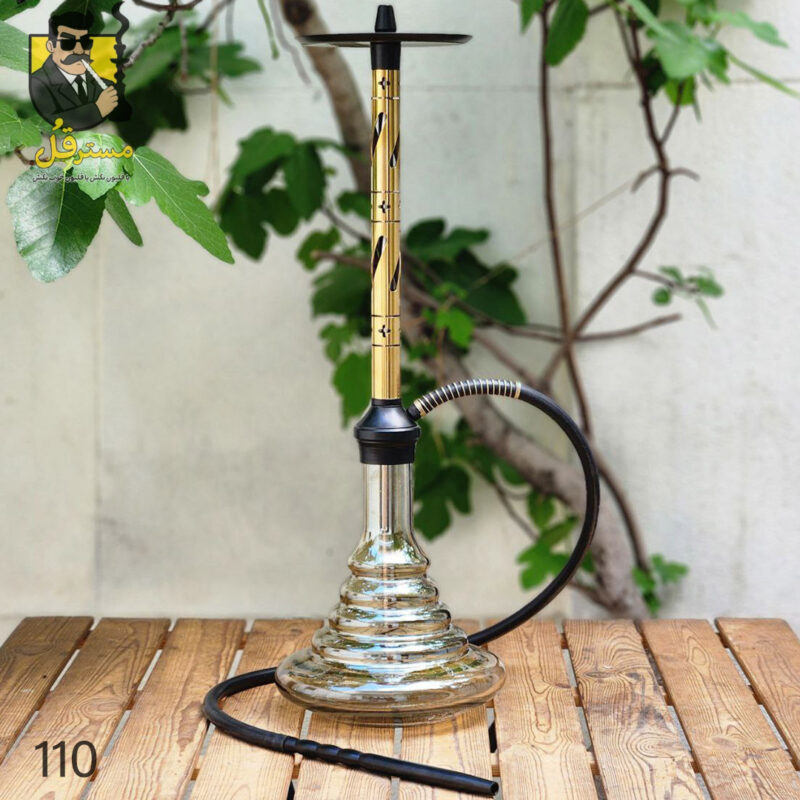 110 قلیان کارمانیا کد 110 طلایی