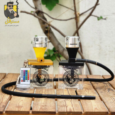 قلیان پلکسی مکعبی لاین کینگ