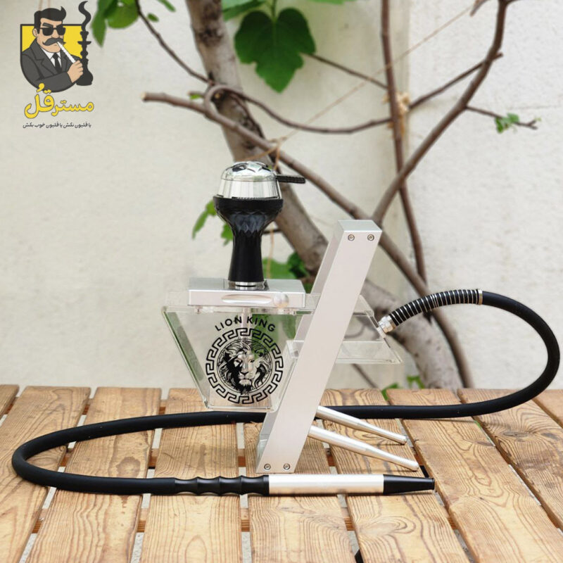 قلیان رومیزی لاین کینگ سفید