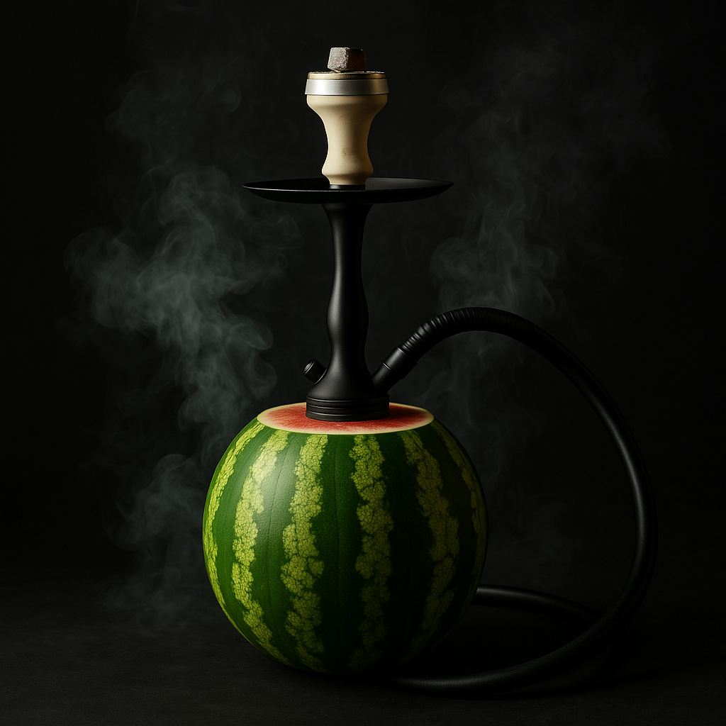 هندوانه بجای تنگ قلیان