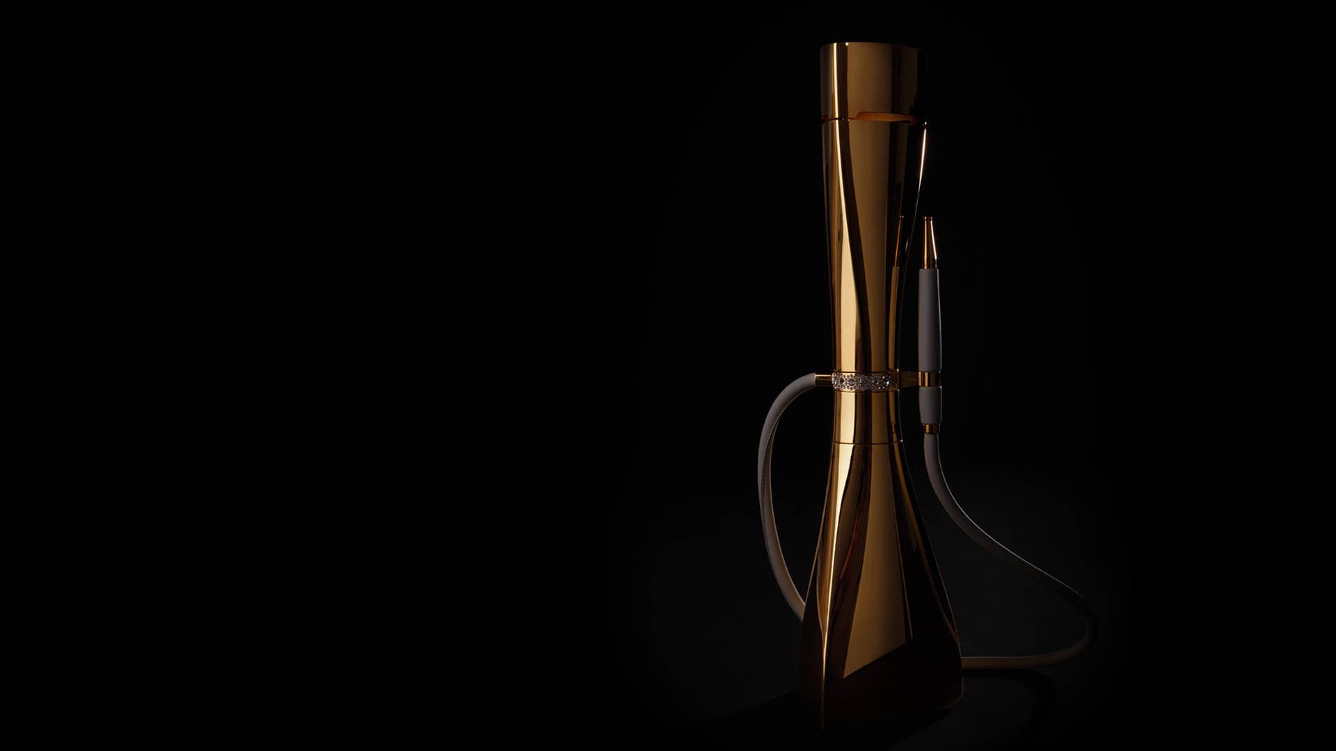 قلیان طلاکاری شده Desvall