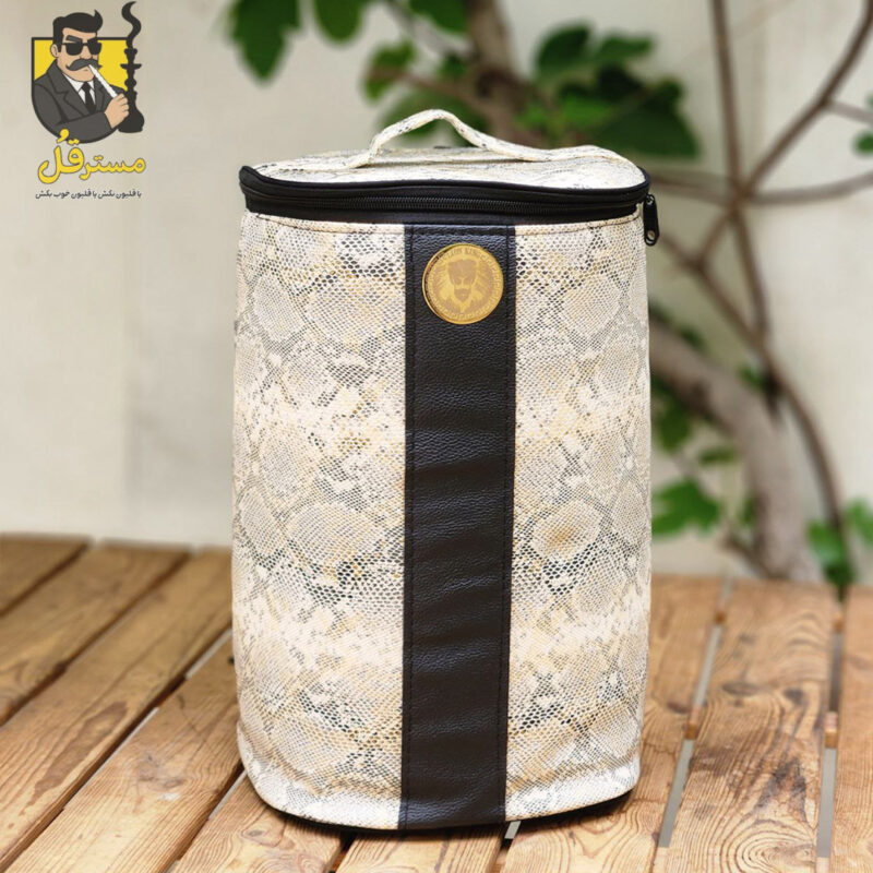 کیف-قلیان-مدرن-پوست-ماری3 کیف قلیان مدرن پوست ماری سفید