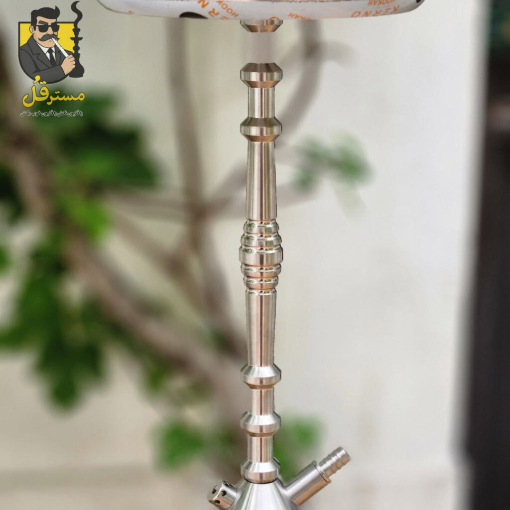 قلیان کرنو پاریس تنه نقره ای