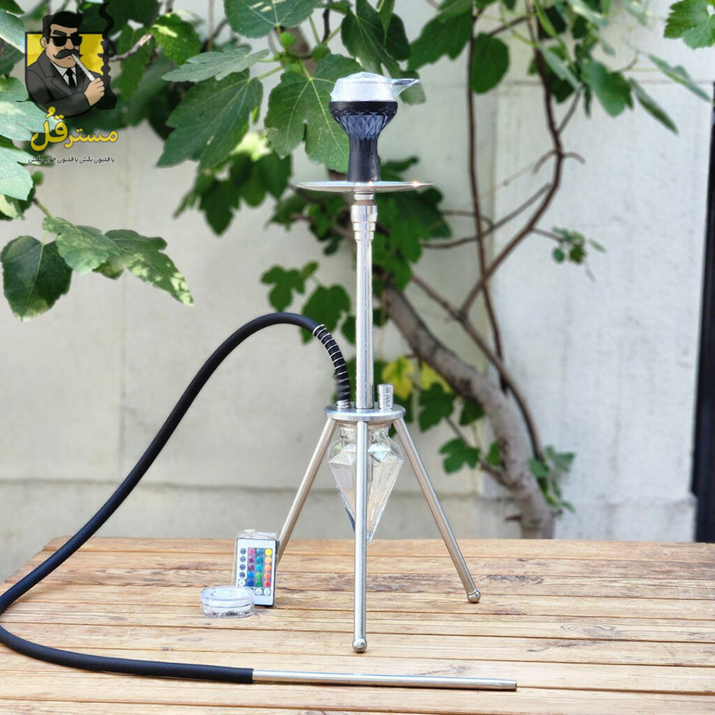 قلیان MK مدل سه پایه با تنگ الماسی