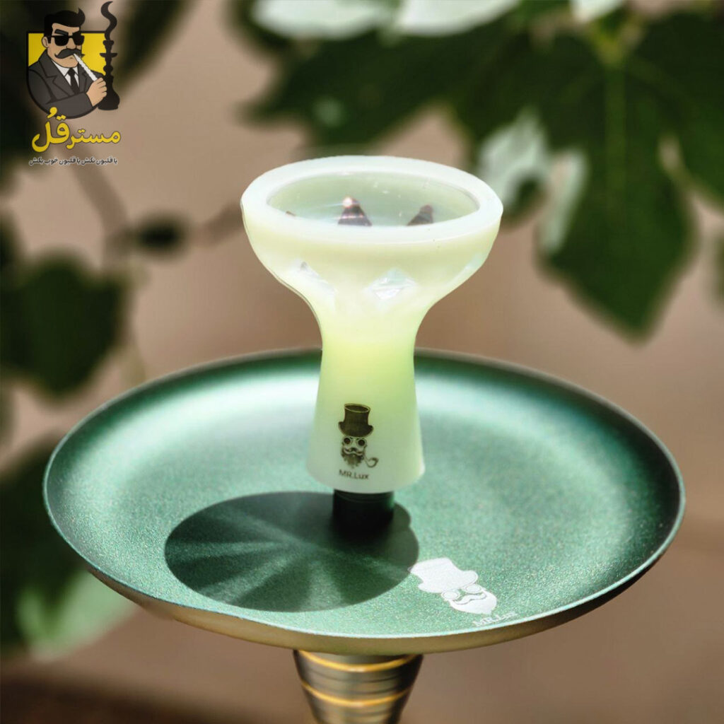 قلیان مسترلوکس بلند سبز سری