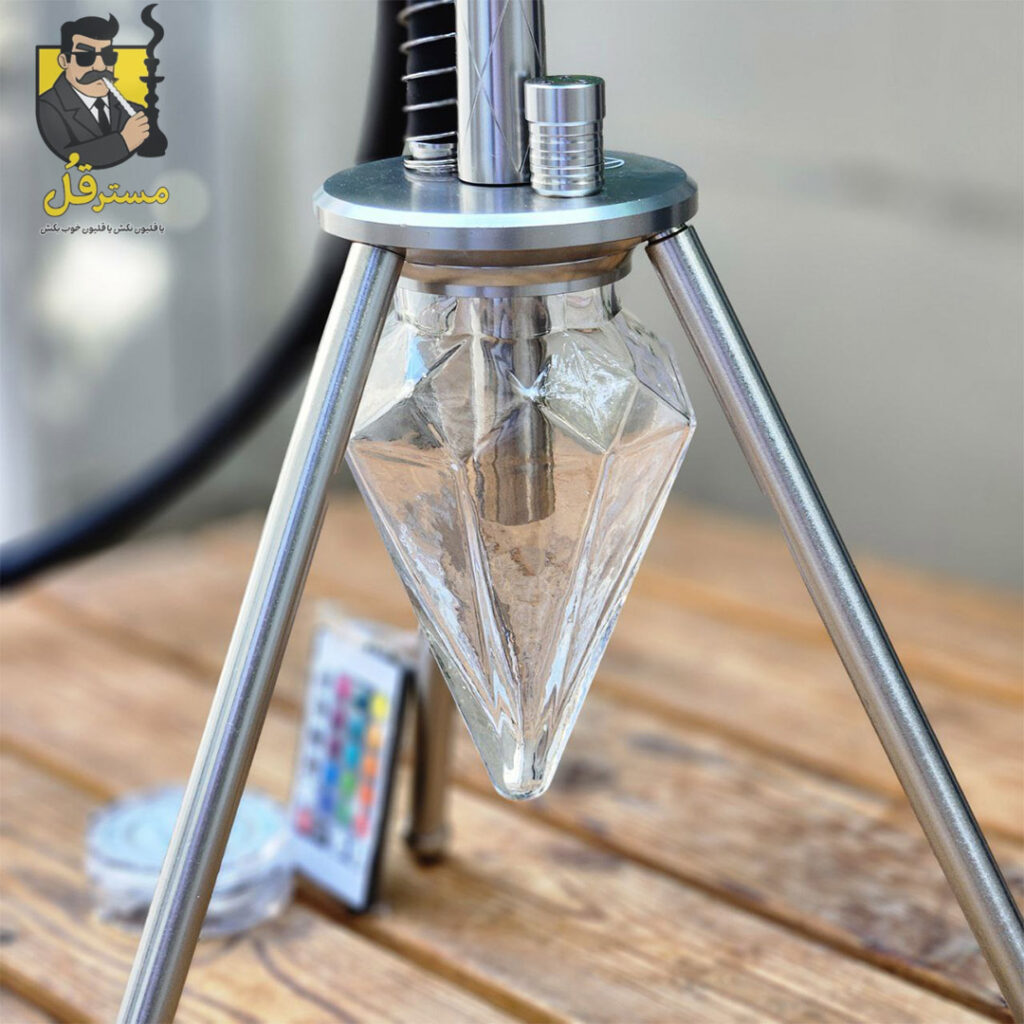 تنگ قلیان MK مدل سه پایه با تنگ الماسی