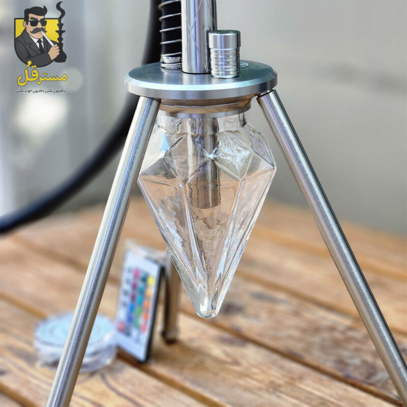 تنگ قلیان MK مدل سه پایه با تنگ الماسی