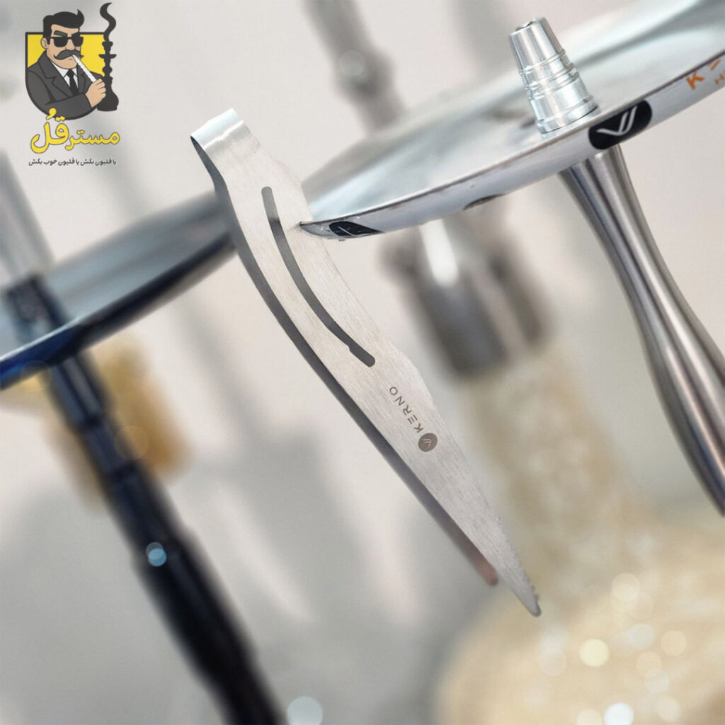 انبر کرنو نقره ای