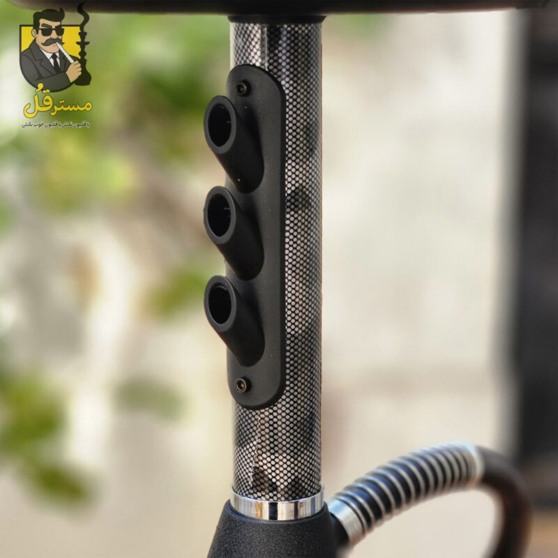 تنه قلیان کارمانیا اگزوزی پوست ماری مشکی