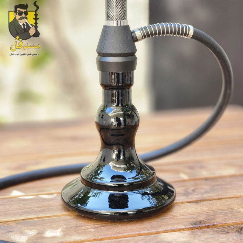 تنگ قلیان کارمانیا اگزوزی پوست ماری مشکی