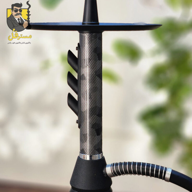 سینی قلیان کارمانیا اگزوزی پوست ماری مشکی