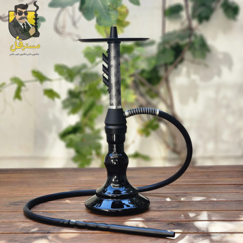 قلیان کارمانیا اگزوزی پوست ماری مشکی