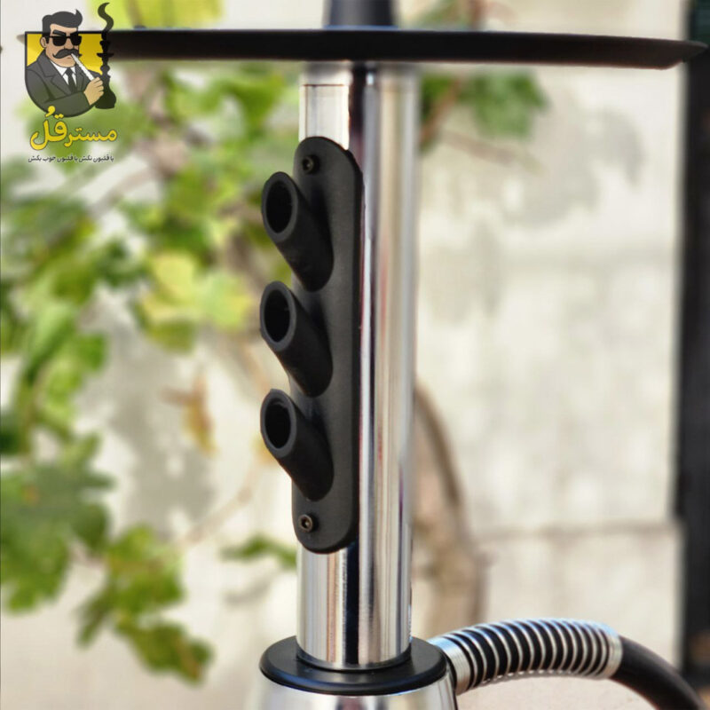 تنه قلیان کارمانیا اگزوزی نقره ای