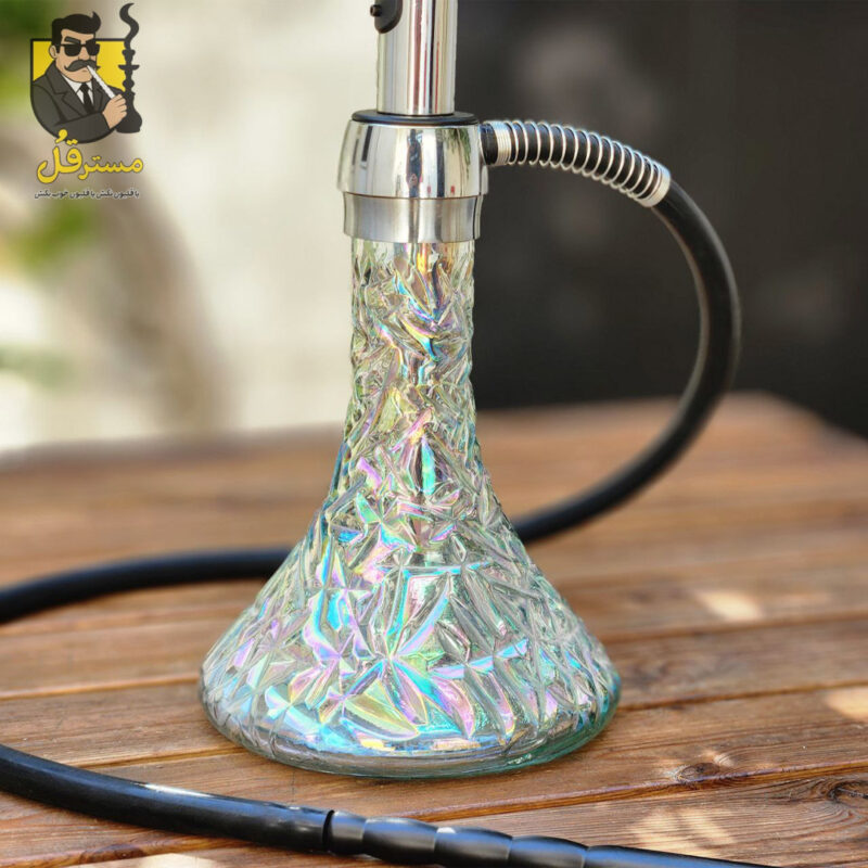 تنگ قلیان کارمانیا اگزوزی نقره ای