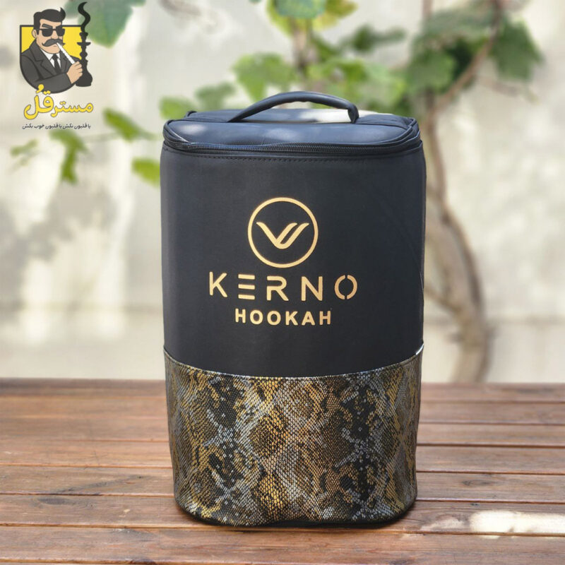 کیف قلیان کرنو بزرگ طلایی