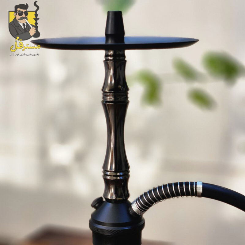 تنه قلیان کارمانیا تنه کوتاه سه شیار تنگ مشکی